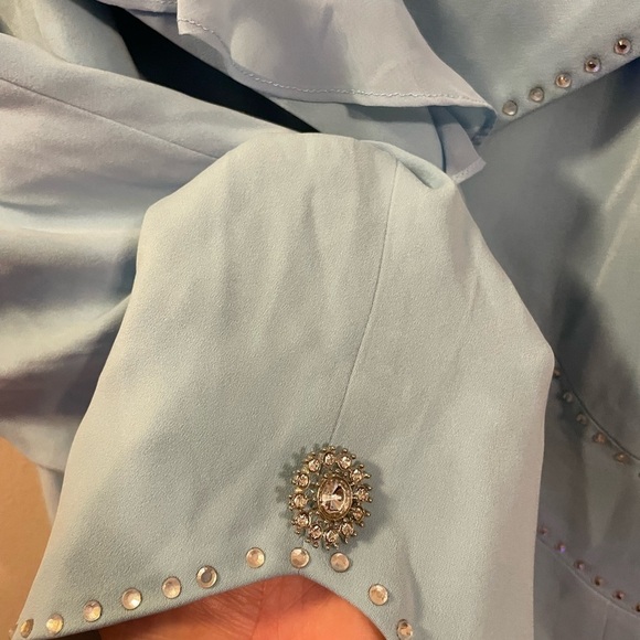 Lisa Rene Baby Blue Jacket - Picture 4 of 7